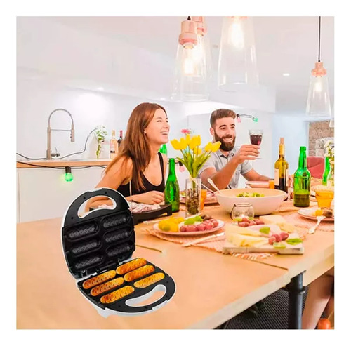 Panchuquera Electrica 6 Salchichas 750w Sandwichera Or5001