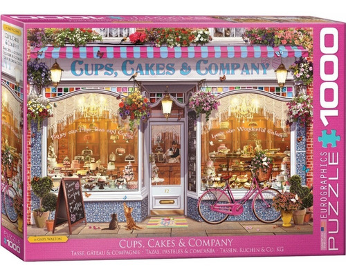 Puzzle 1000 Piezas Cup Cakes And Co  - Eurographics  