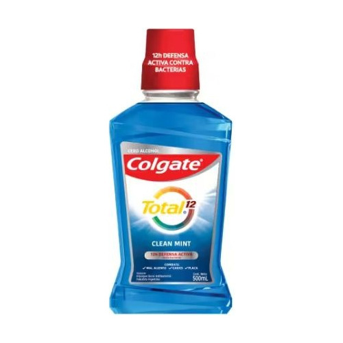 Enjuague Bucal Colgate Total Clean Mint 250ml X6 Unidades