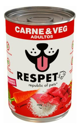 Respet Republic Of Pets Alimento Húmedo En Lata, Carne &