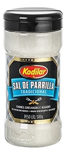 Sal De Parrilla Tradicional Pote 500g - Kodilar