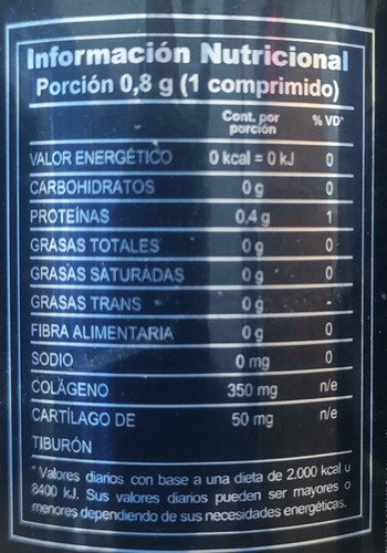 Imagen 5 de 6 de Action Flex. Body Advance. Cartílago De Tiburón + Colágeno