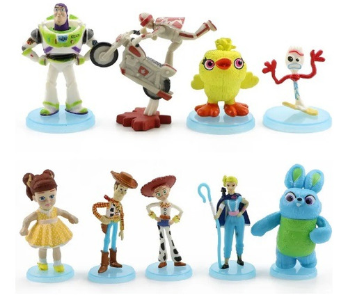 Miniaturas Filme Toy Story 4 - 9 Peças