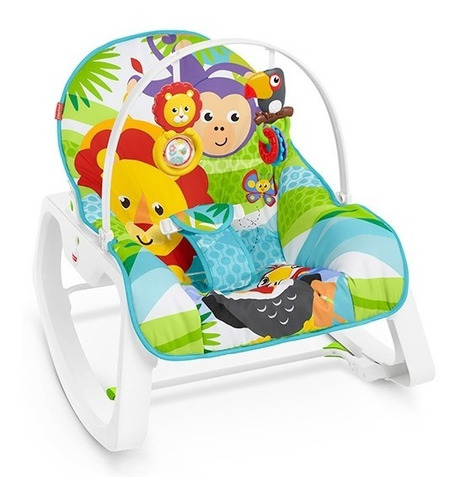 Fisher Price - Silla Mecedora Crece Conmigo Azul - Gdp94