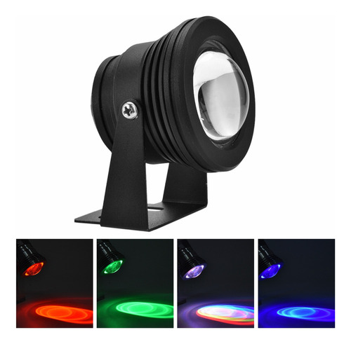 12v 10w Rgb Impermeable Acuario Led Lámpara De Proyector Par