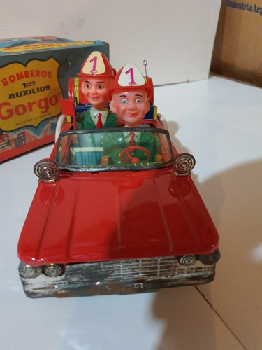 Antiguo Juguete-auto De Bomberos Gorgo- Año 1962- Nuevo