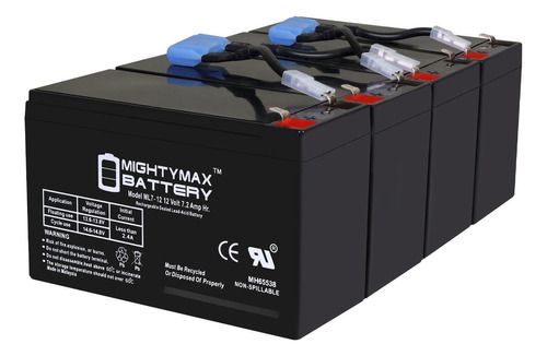 Mighty Max Battery Kit Completo Bateria Repuesto Para Sai