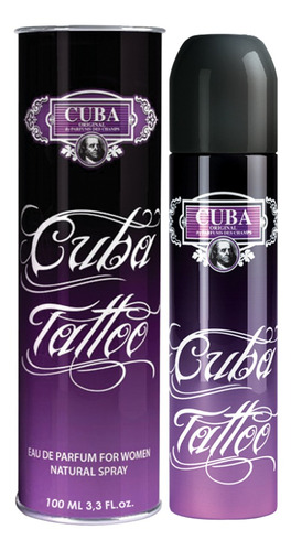 Cuba Tattoo Edp 100ml Silk Perfumes Original Ofertas