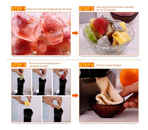 · La Máquina De Helados De Frutas Congeladas For Uso