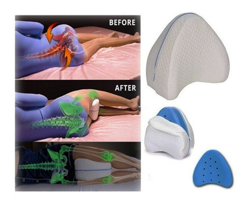 Almohada Viscoelastica Ortopédica Memory Rodillas Y Piernas