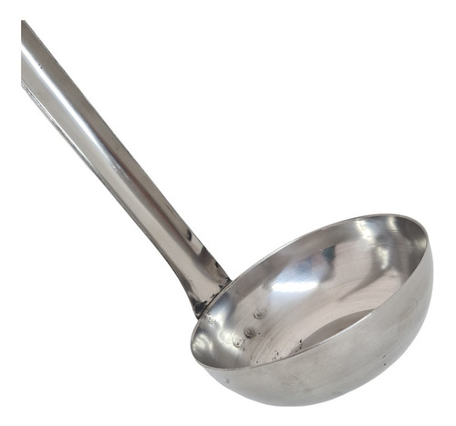 Imagen 9 de 10 de Cucharon Gastronomico N°12 46 Cm Largo Acero Inox Salsero
