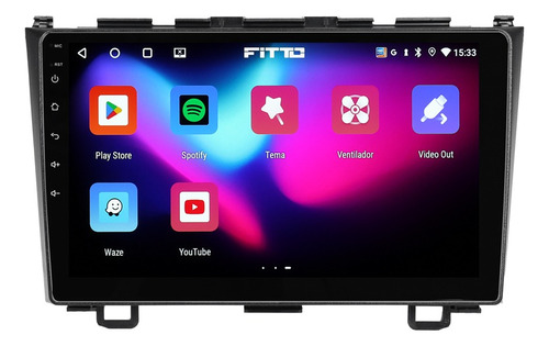 Multimidia Honda Crv 2007/2011 Android 14 2gb/64gb 9p