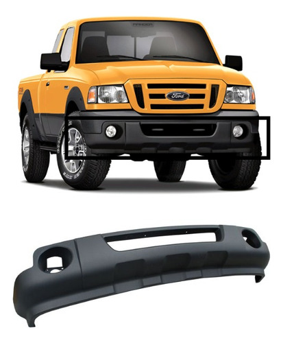 Moldura Lip Spoiler Bigote Defensa Ranger 2008 2009 U. S. A.