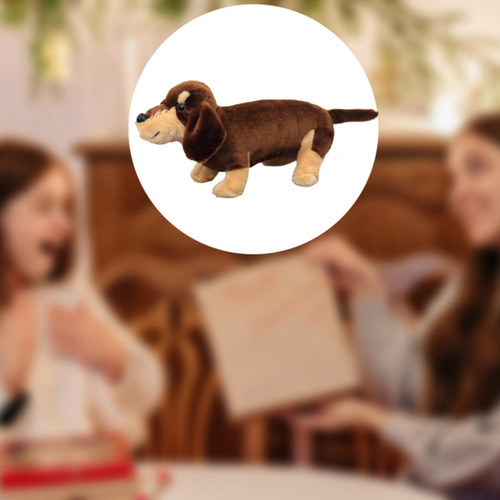 Sh Peluche De Perro Marrón De 30 Cm