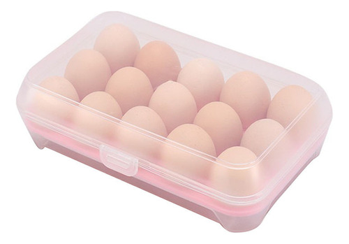 Caja De Almacenamiento De Huevos E Useful Para Nevera, 15 Hu