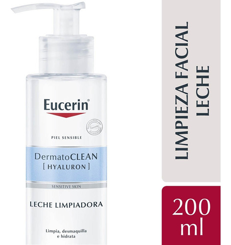 Eucerin Leche De Limpieza Facial Dermato Clean 200 Ml