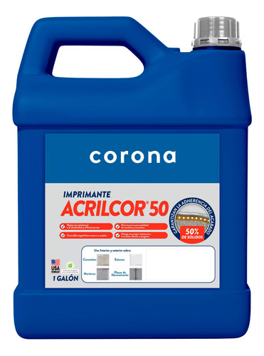 Acrilcor-50 1 Galón, Corona