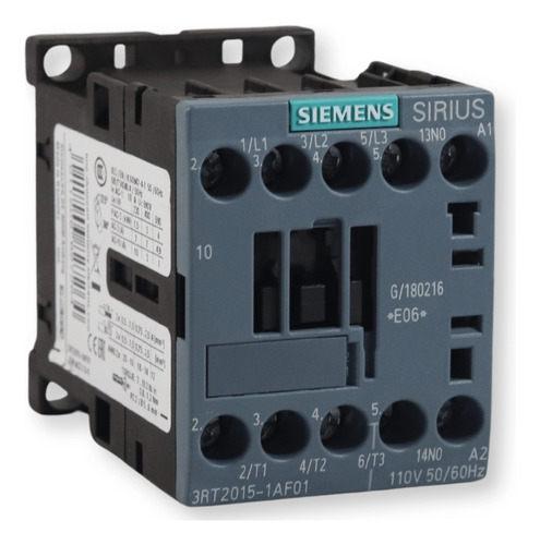 Siemens 3rt2015-1af01 Contactor De Potencia 110 V Ac 1 Na