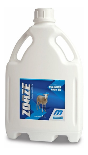 Imagen 1 de 7 de Zorze Piojicida - Pour On Para Ovinos Al 3.5% X 5 Lts