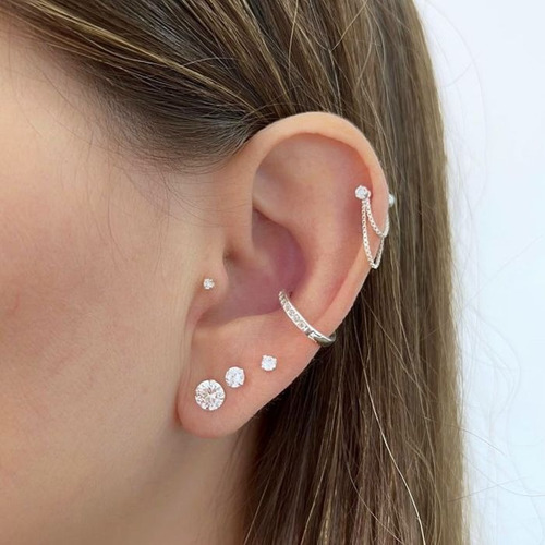 Kit 2 Cuidado Com O Piercing, Solução Para Limpeza E Higiene