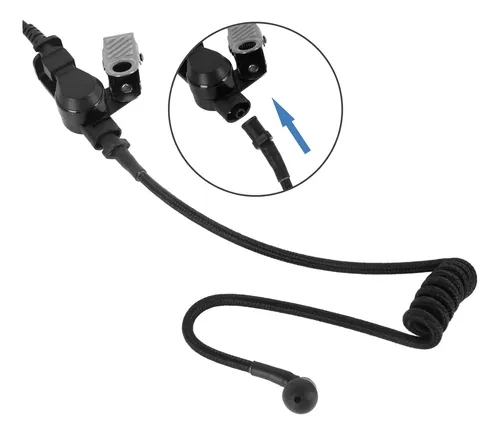 Braided Nylon Surveillance Acoustic Coil Tube For Radio...
