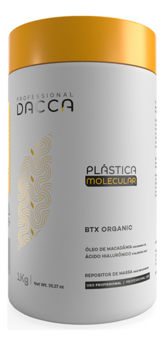 Dacca Professional Btx Plástica Molecular Repositor de Massa 1kg