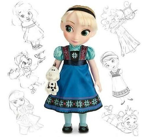 Muñeca Elsa Animator Disney Store Importada Usa! 16 Pulgadas