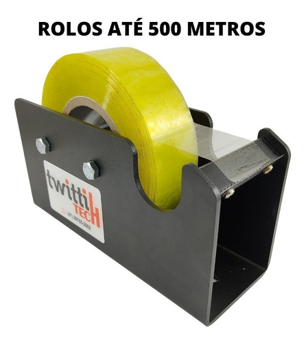 Imagem 1 de 10 de Suporte Dispensador Fita Adesiva 500 Metros Robusto