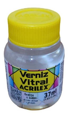 Verniz Vitral Incolor - 500 - Acrilex - 37ml