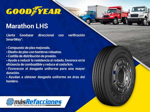 Llanta Camión 295/75r22.5 Marathon Lhs 14c T/p Good Year