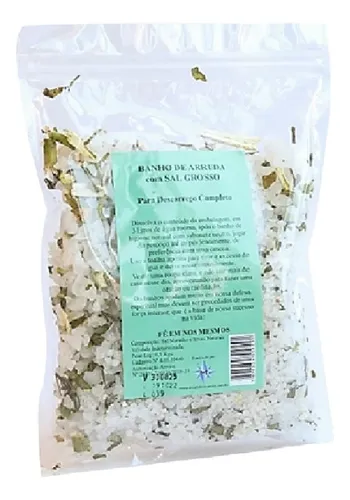 Sal Grueso de Baño Ruda - Para Descarga Completa Fragancia Sal Baño Ruda