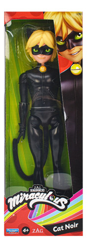Miraculous Zag Heroez Catn Noir Figura Basica 26cm Playmates