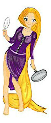 Scrapbook Customs Rapunzel Rubber Stamp.