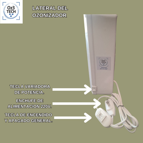 Ozonizador De Ambiente Esterilizador Y Purificador Oz3 Tech