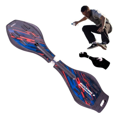 Imagem 2 de 5 de Rocking Skateboard Wave Surf 90 Kg Skate Abs/pc Abec-7 Bel