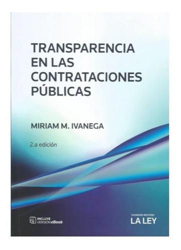 Transparencia En Las Contrataciones Publicas Ivanega