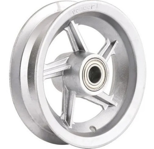 Roda Aro Alumino 3,5 X 8 C/  Rolamento Vonder 200kg Original