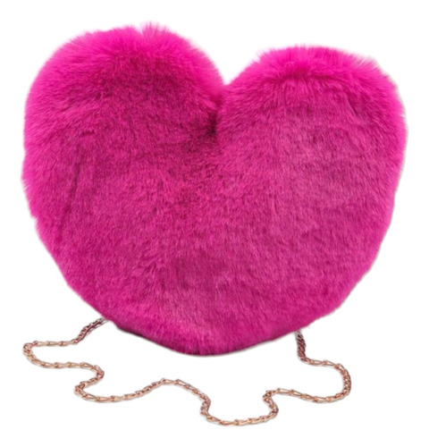 Bandolera Corazón Peluche Shein 