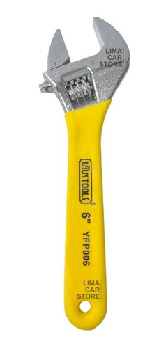 Llave Francesa Profesional 6puLG Cromada Con Grip Uyustools