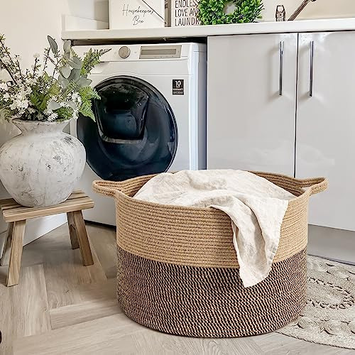 Cesta De Almacenamiento De Mimbre Extra Grande 83l