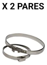 Comprar Kit Flejes Tripoide 2 Par Abrazaderas Metal Acero Inoxidable