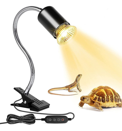 Turtle Luz Solar, Lámpara Uab, Para Mascotas Reptiles Y Aves