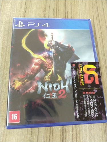 Nioh 2 Mídia Física
