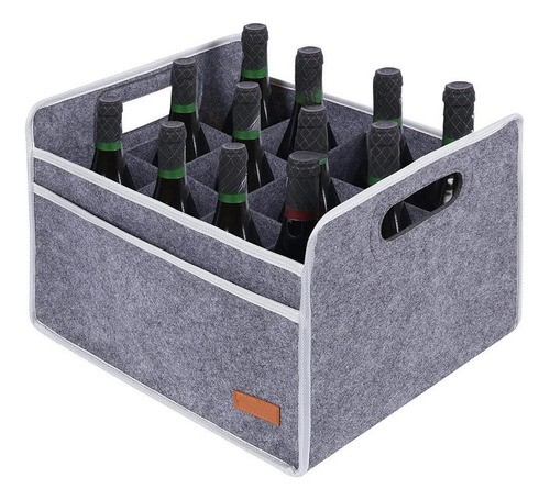 Caja Para Guardar 12 Botellas De Vino, Con Asa, Para