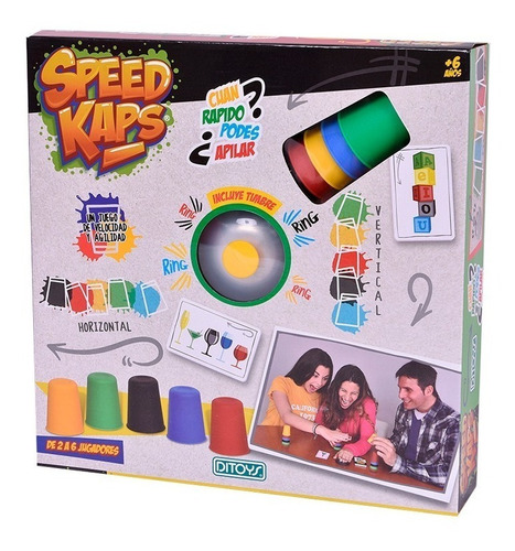Speed Kaps Game Juego De Mesa Original De Ditoys 1966