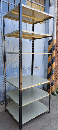 Estantería Metalica 75x90x240 6 Est C/refcarga 120kg C/u (Usado)
