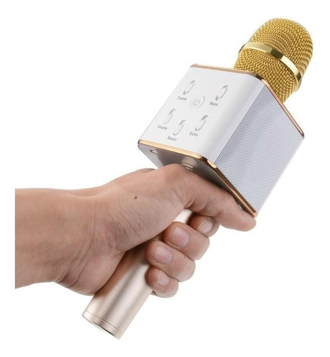 Micrófono Con Parlante Karaoke Bluetooth Inalámbrico