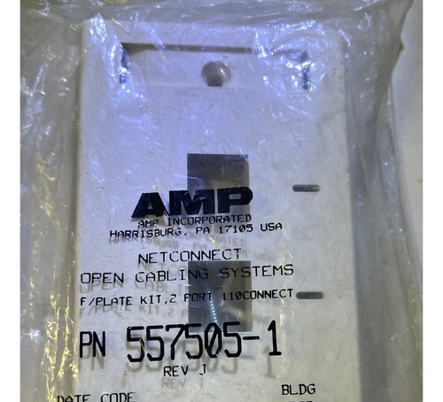 Face Plate Wall Ph-556029-3 Dos Huecos Amp Blanco Hueso