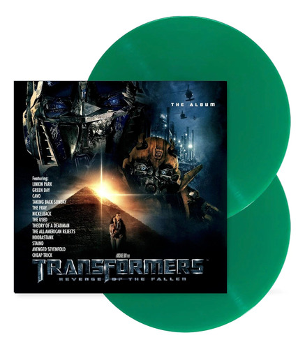 Transformers Revenge Of The Fallen Album 2 Lp Green Vinyl