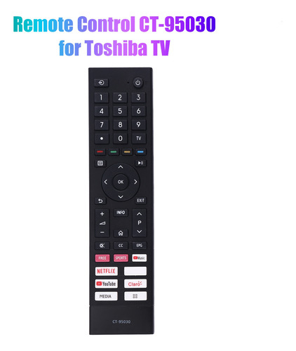 Mando A Distancia De Repuesto Ct-95030 Para Toshiba Tv Remot